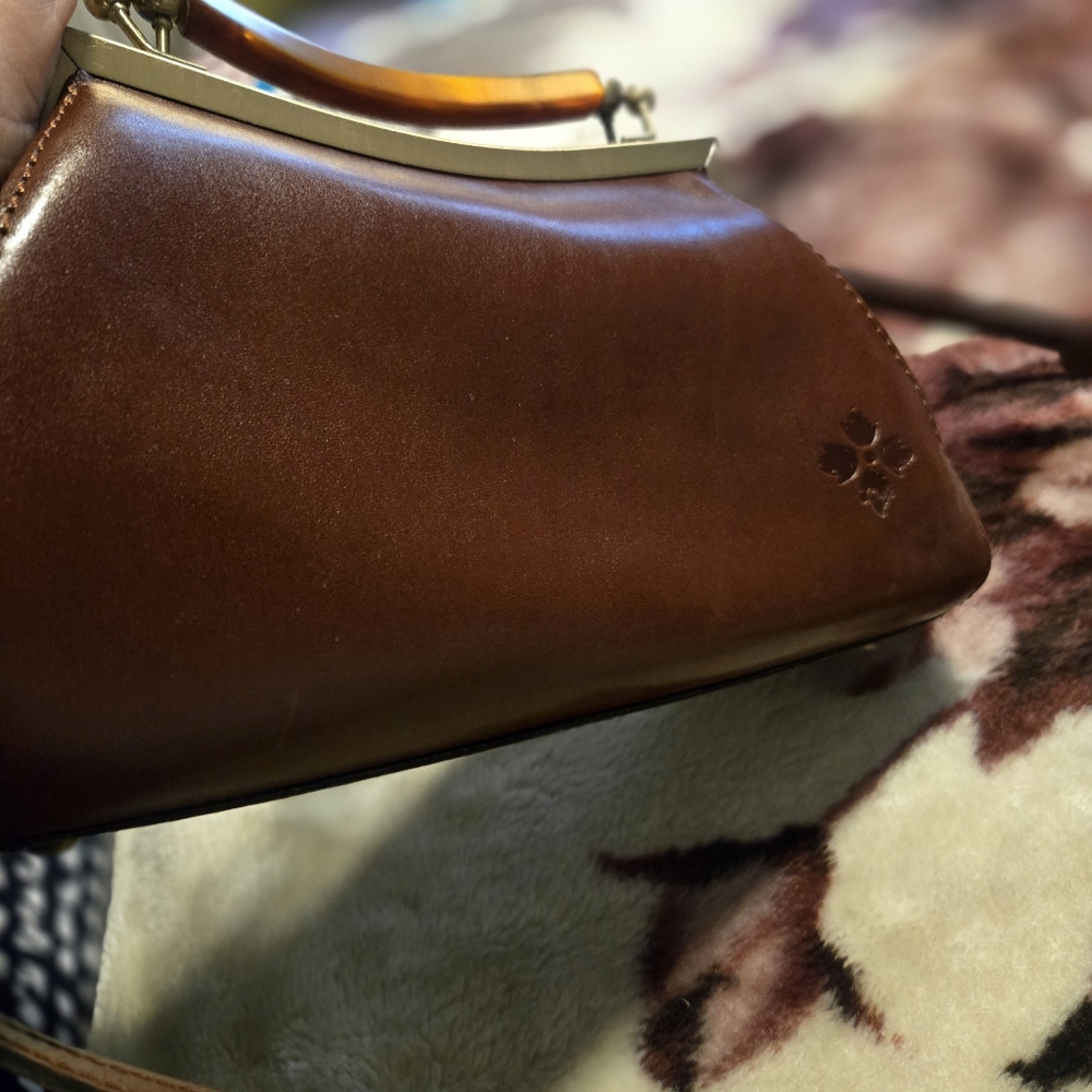 Patricia Nash legant Brown Leather Handbag - Picture 9 of 13